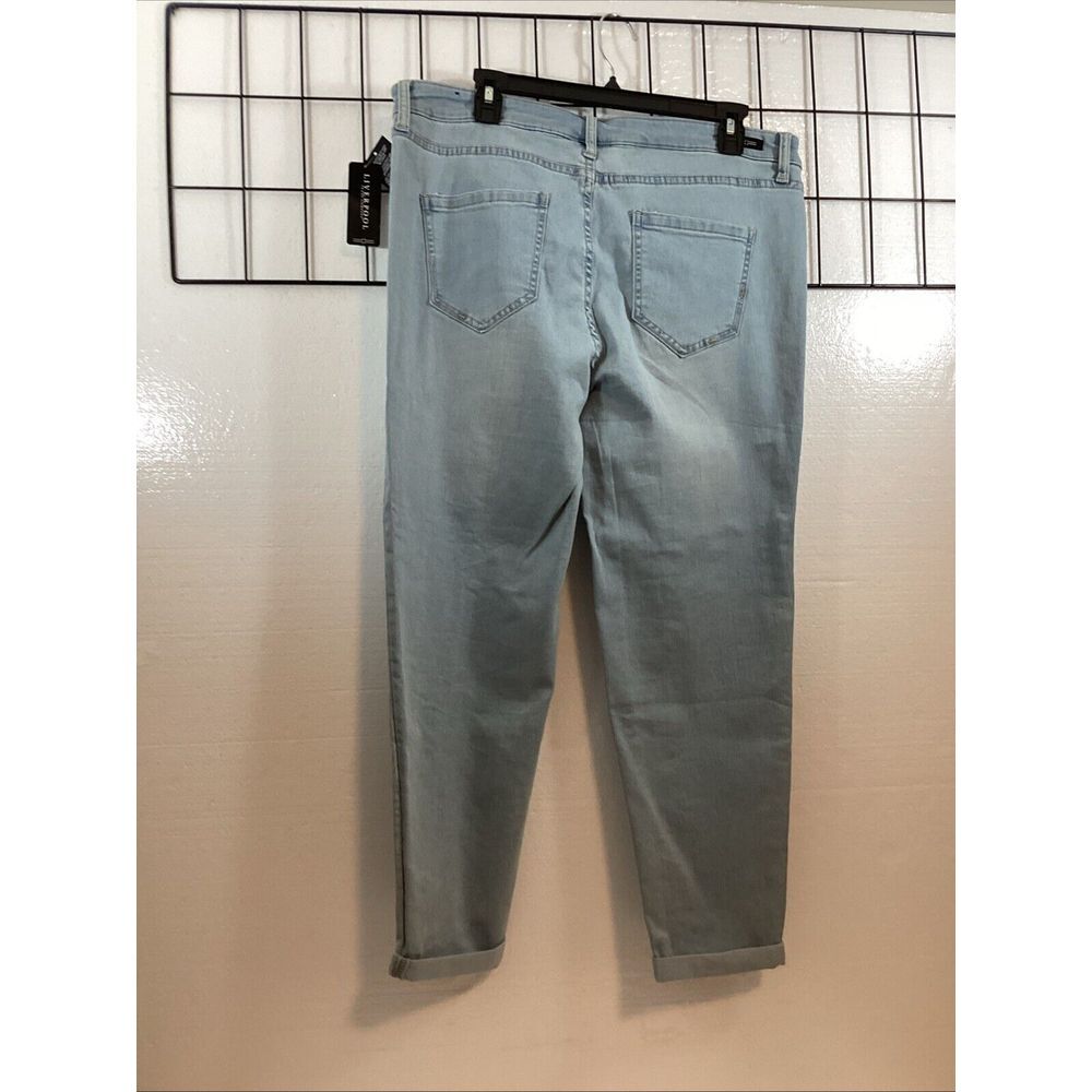 Liverpool Jeans Womens Size 16/33 Light Blue Stretch Blend Denim SKU# 59975‎ - Picture 8 of 9